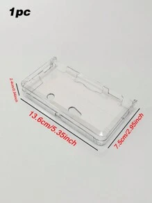 1 Pieza Funda Protectora Transparente Para Consola De Juegos 3ds - transparente - Ver 3