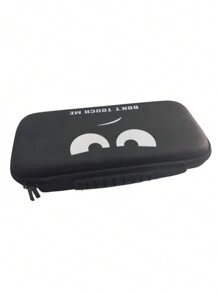 Carrying Case Compatible With Switch OLED Model 7.0"/Switch 6.2", Portable Traveler Protective Cover Storage Bag 10 Game Card Slots & Inner Pocket Compatible With Switch Console Joy-Con - Black and White - View 10