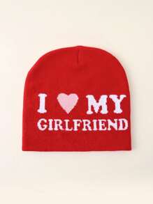 1 Miếng Ngày lễ tình nhân Bạn trai Theo chủ đề Mũ len Nổi bật Love Bạn trai , Phong cách đường phố  Sọ Mũ lưỡi trai , Cặp đôi Mũ , Giải trí Đúng mốt , Thích hợp Đối với Mặc hàng ngày - Nhiều màu - Xem 7