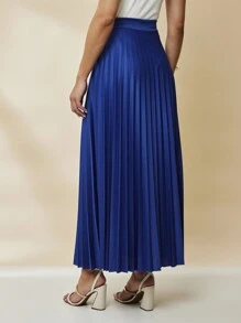 Women Skirts - 寶藍色 - 查看 5