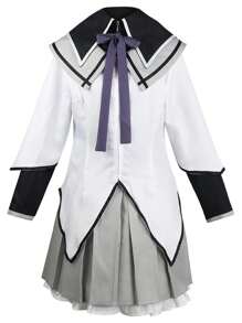 Gaming/Anime Themed Cosplay Costume - White - View 3