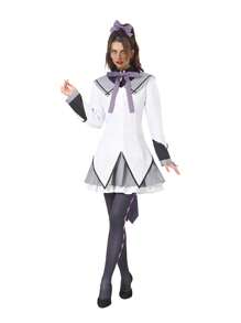 Gaming/Anime Themed Cosplay Costume - White - View 1