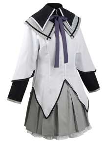 Gaming/Anime Themed Cosplay Costume - White - View 6