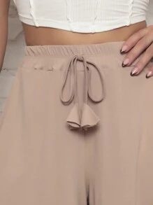 Women Shorts - Beige - View 3