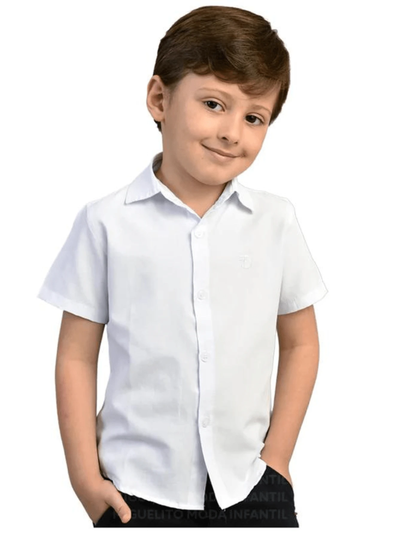Young Boys Shirts - Blanco - Ver 1
