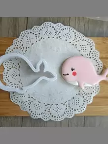 8pcs Ocean Animals Cookie Cutters Whale Dolphin Octopus Crab Turtle Biscuit Mold Marine Life Biscuit Cutter Baked Pastry Stamp Mold Kitchen Baking Tools - White - View 9