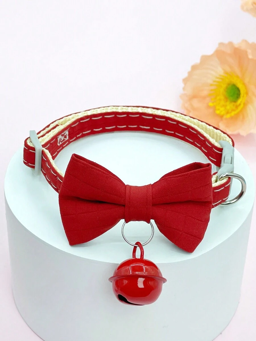 Verstellbares Ziegenhalsband Mit Glocke – Nylon & Produktbild-Vorschau 2