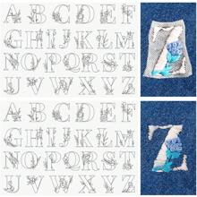 1Set Water Soluble Hand Sewing Stabilizers Wash Away Stabilizer For Embroidery Fabric Embroidery Stabilizers With Boho Pattern For Embroidery Hand Sewing Lover (Flower) (Letters) (Leaf)