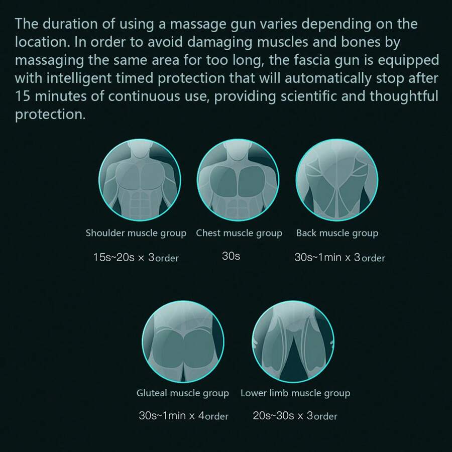 Pistolet À Fascia À Écran Lcd, Pistolet De Relaxation Musculaire Et De