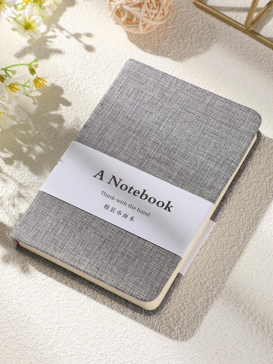 1本精裝布面小筆記本（不含筆） - 灰色 - 查看 1