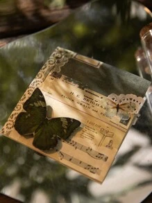 CANDY POETRY 1 包 50 張水果主題日記貼紙,diy 裝飾拼貼材料,適合手工藝、節日禮物、創意剪貼簿 - 紅色 - 查看 5