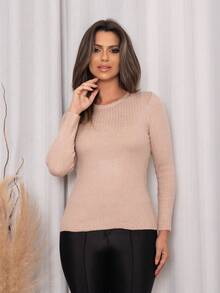 Women Sweaters - Màu Khaki - Xem 2