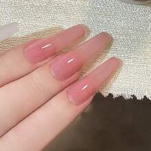 XEIJAYI 1pc 15ml Jelly Crystal Gel Nail Polish Translucent With Sheer Ice Clear Effect - Soak Off UV/LED - Perfect For DIY Manicures - 粉色 - 查看 3