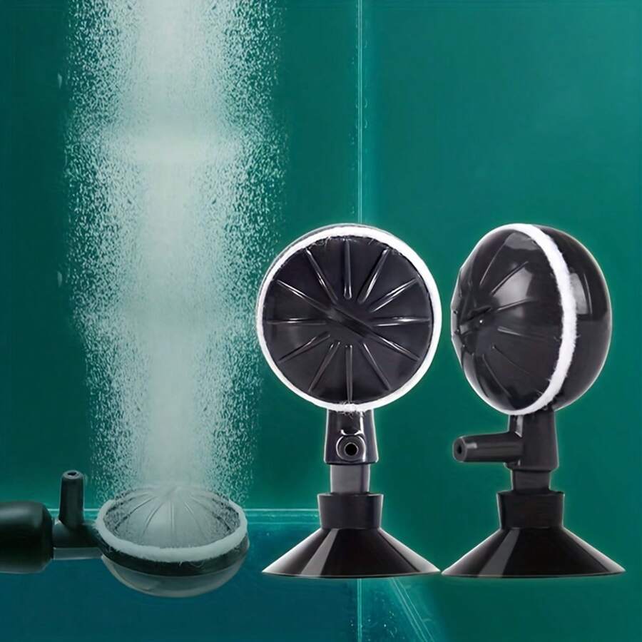1入組塑料水族箱氣石池魚缸泵增氧器水耕氧氣氣石迷你氧气泵 - 黑色 - 查看 1