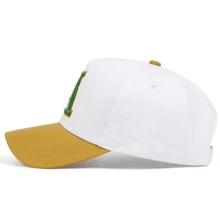 1pc Men's A Letter Embroidery Baseball Cap, Adjustable Fashion Sports Hat, Outdoor Sun Protection Casual Hat For Spring Autumn Travel, Beach