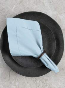 Table Napkins - Baby Blue - View 3