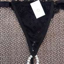 Women Crotchless Panties - 銀色 - 查看 1