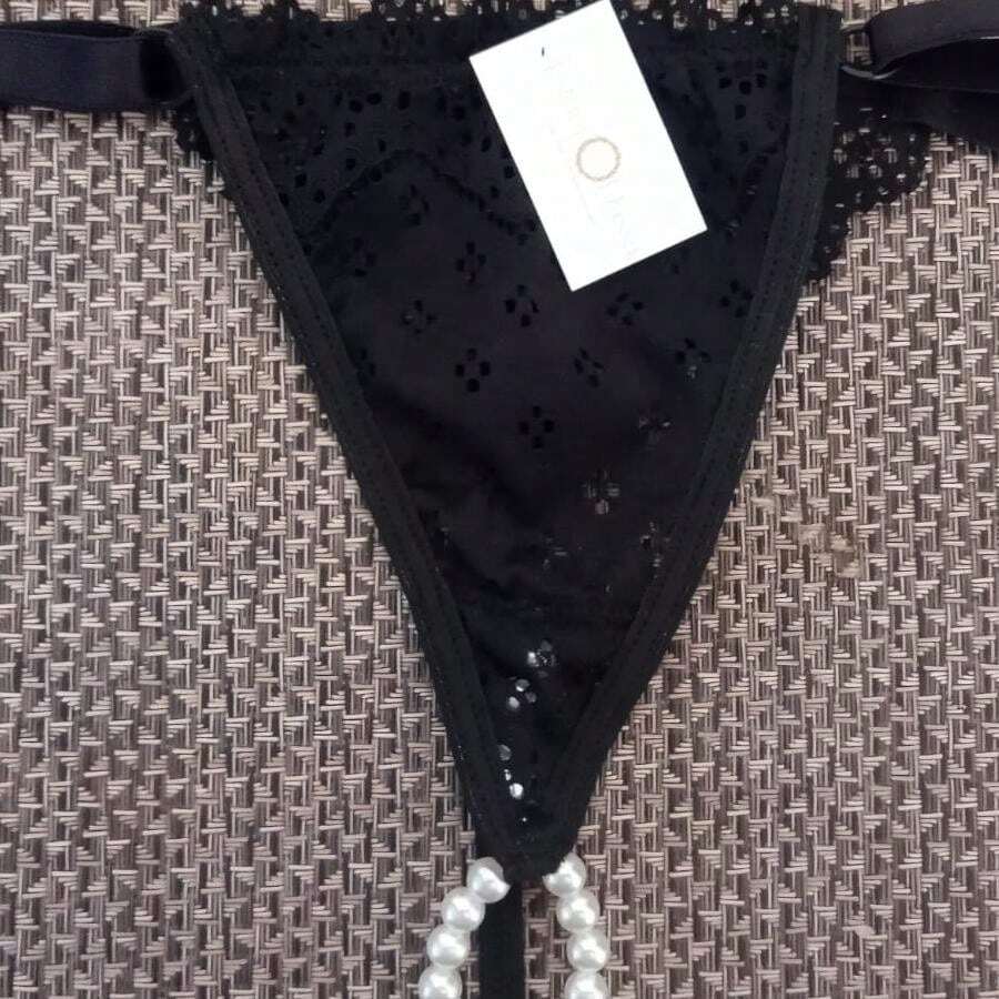 Women Crotchless Panties - 銀色 - 查看 1