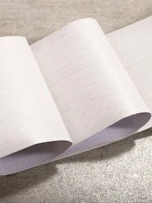 1卷10cmx500cm白橡木紋自粘門框貼紙,適用於簡約、復古、北歐風格家具裝修、門窗、破洞修補、diy仿木紋貼紙 - 白橡木 - 查看 6