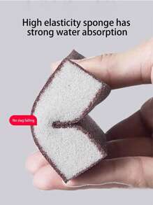5入組潔淨海綿：使用合成鑽石和碳化矽刷輕鬆清潔火爐、鍋子和房車