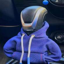 1PC Gear Shift Hoodie Cover Shift Cover Gear Handle Decoration Fits Manual Automatic Universal Car Shift Lever Interior Decor - Blue - View 6