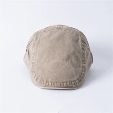 Vintage krantenjongenspetten voor mannen en vrouwen, gewassen oude straatstijl, Britse schilderspet, platte pet