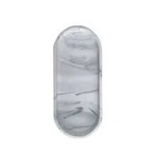 1 件硅胶储物托盘、椭圆形梳妆台托盘、水槽海绵皂液器收纳架、香水化妆品收纳盒、化妆环收纳托盘、家居必需品、浴室配件、家居装饰、家居家具家居浴室装饰浴室收纳秋季装饰返校 - 彩色 - 查看 3