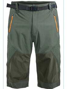 Men's Outdoor Quick-Dry Hiking Bermuda Shorts - Green - View 1