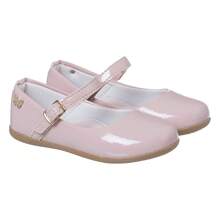 Kit 2 Pairs Children's Sneakers Girl Flat Ballerina Varnish Comfortable Doll Sneakers - Màu be - Xem 2
