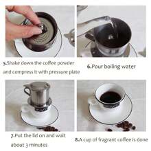 500 Sheets 64mm/2.5inch Round Micro Replacement Paper Coffee Filter Papers, Espresso Machine Filter Paper (B-Natural) - Coffee Brown - View 6