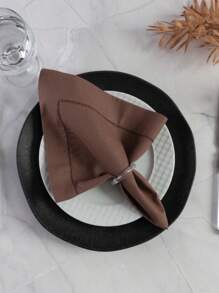 Table Napkins - Óxido marrón - Ver 3