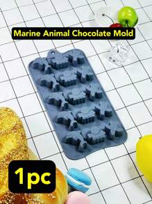 1入組15洞禮物盒心和玫瑰形狀巧克力模具帶簡單釋放矽膠軟糖和甜品模具適用於情人節,烘烤,DIY,慕斯,糖果製作 - 咖啡棕 - 查看 2