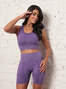 Women Sports Sets - Màu tím - Xem 3
