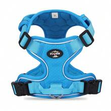 Có thể điều chỉnh Mềm mại Oxford Thú cưng An toàn Harness Với Mát xa Thiết kế & Phản chiếu Dây đeo Đối với Chó Thể dục , Điều khiển Dễ Với Nội địa Lưới Thích hợp Đối với Đi dạo Hoặc Với A Xích chó , Chuông & Chiếu sáng Thích hợp Đối với ( Với A Đường kính Của Dây xích ) - Màu xanh nhạt - Xem 10