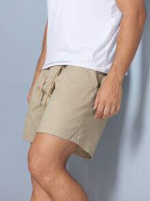 Men Shorts - Màu Khaki - Xem 2