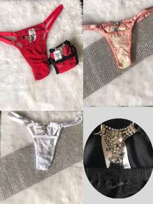 Women Thongs - 彩色 - 查看 5