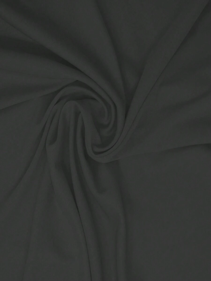 Tela Bombay o Magaly con Spandex Para Ropa, Mantel Artesanal, Material de Decoración, Disfracez - Negro - Ver 1
