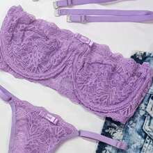 Women Sexy Lingerie Sets - Màu Lilac Tím - Xem 1