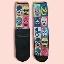 Calcetines Máscaras Luchadores MEGAN SHOP - Multicolor - Ver 3