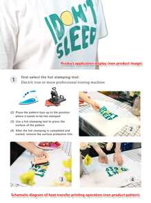 1pc Large & 2pcs Small Colorful & Beautiful Little Angel Design Diy Clothes T-Shirt Heat Transfer Sticker - Color - View 6