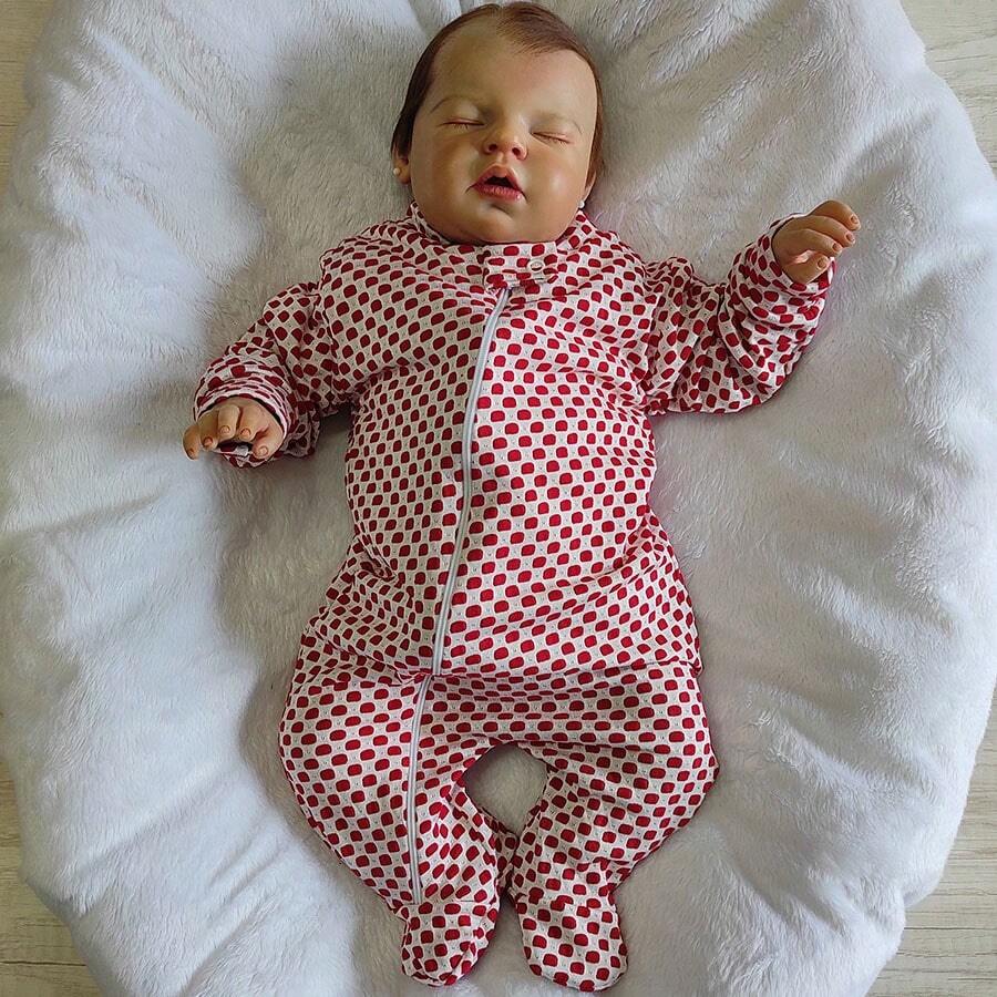 Baby Girls Jumpsuits - Red - View 1