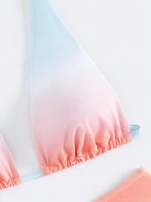 Bộ bikini rời họa tiết gradient đi biển mùa hè - Nhiều màu - Xem 7