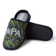 Dearfoams Dép nam Reid Papa Bear Guốc - hải quân - Xem 3