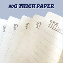 A6 Red Blue Elastic Binding Creative Business Office Notebook Book Student Diary Notepad Office Stationery - Pink - View 3
