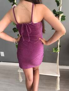 Tween Girls Dresses - Màu Hoa hồng đỏ - Xem 2