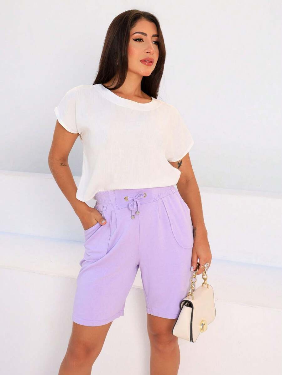 Women Two-Piece Outfits - Màu Lilac Tím - Xem 1