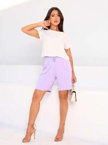 Women Two-Piece Outfits - Màu Lilac Tím - Xem 5