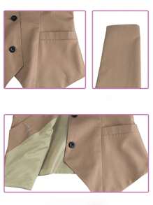 遊戲/動漫cosplay服裝,適用於社團活動和學生 - 卡其色 - 查看 4