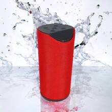 Bocina Cilindro Portátil Recargable con Bluetooth,(modelo 113) - Azul - Ver 3