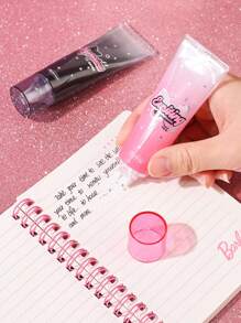 1 Pieza Cinta Correctora En Forma De Crema De Manos Rosa Linda Con Cinta Correctora De Gran Capacidad De 6 M, De Color Al Azar - Rosa - Ver 1